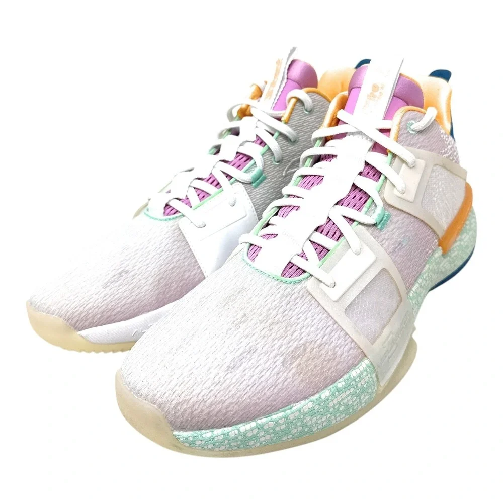 ANTA Impact 1 Basketball Shoes Men Size 13 Mid-Top Ceramic Green Pink Kyrie